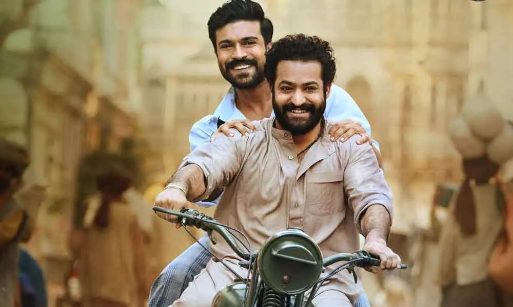 Ram Charan and Junior NTR from RRR Movie (Image Source: Twitter)