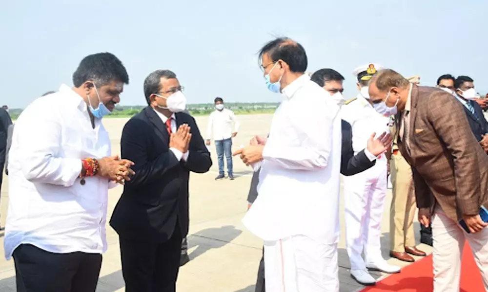 Vice President Venkaiah Naidus four-day long trip to Vizag concludes