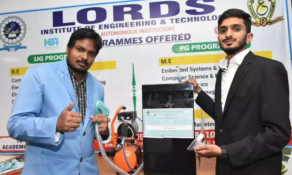 Lords Institute of Engineering & Technology students develop dual use oxygen concentrator