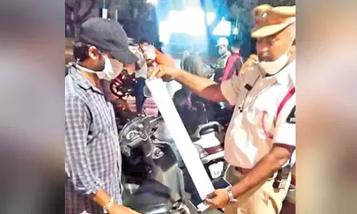 Man with 130 unpaid traffic challans caught in Hyderabad