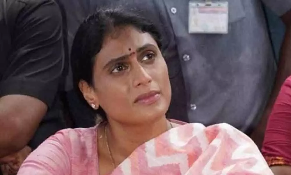 YSR Telangana Party leader YS Sharmila