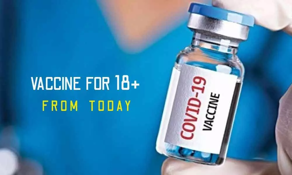 Covid vaccine for 18+ from today
