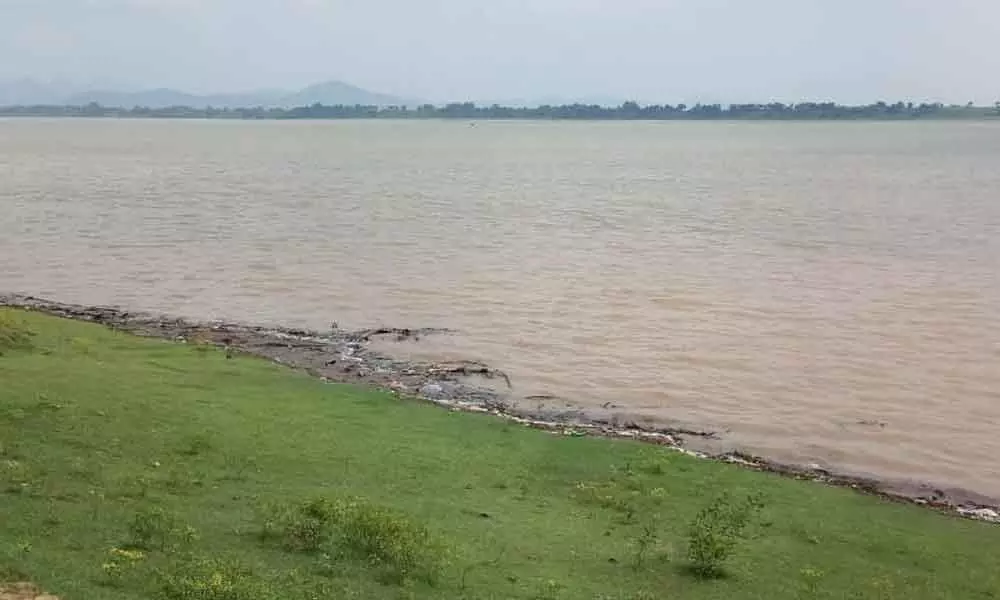 Backwater from Polavaram project flooded Oddigudem village of VR Puram mandal in East Godavari district