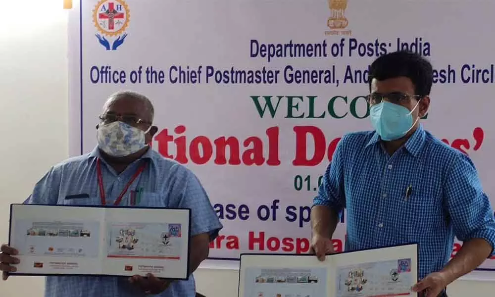 Department of Posts, Andhra Hospitals release special cover