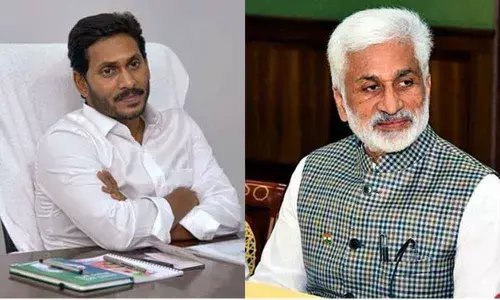 AP CM YS Jagan and Vijaya Sai Reddy ( File Pic)