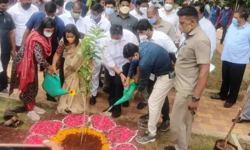 Pattana Pragathi kickstarts with a touch of greenery