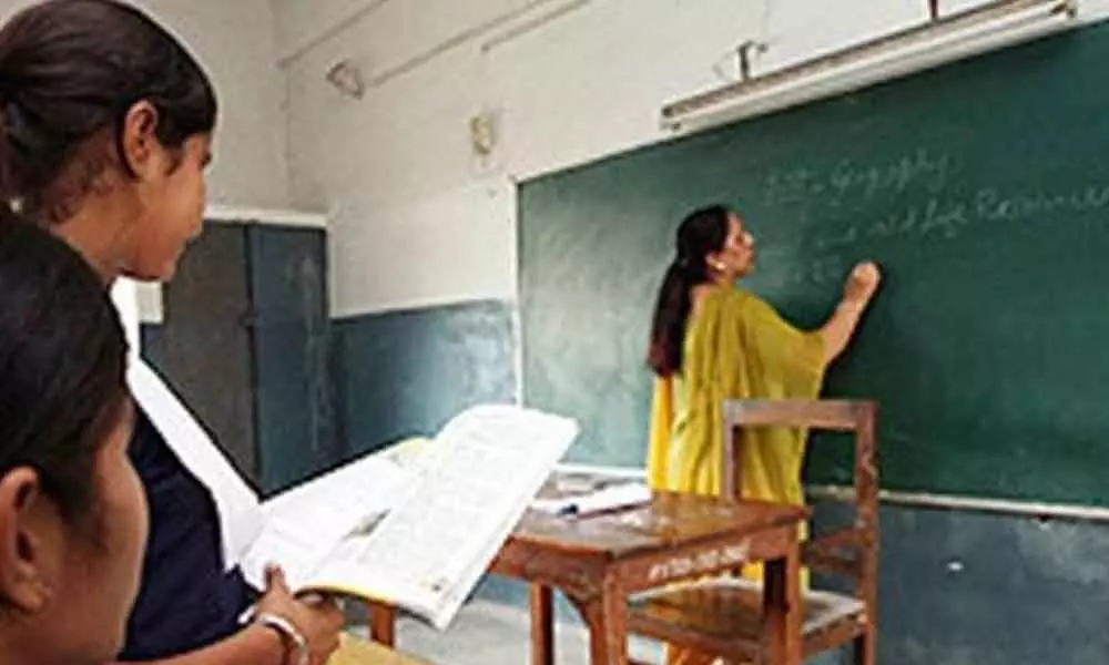 Outsourced teachers request govt to bring them under contractual mode ( File Pic)