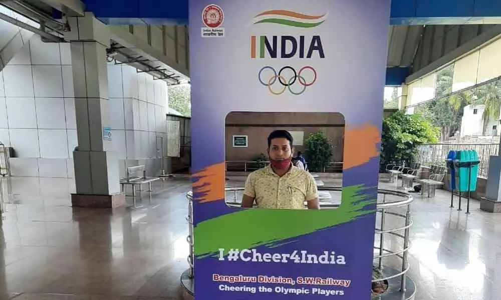 Selfie Points at railway stations for passengers to cheer Indian Olympic athletes