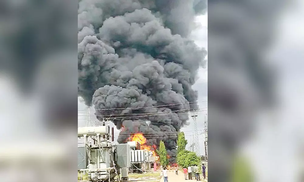 Fire breaks out at BESCOM sub-station
