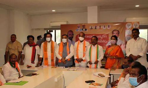 KCR compromised Telangana state share of Krishna water: BJP leaders