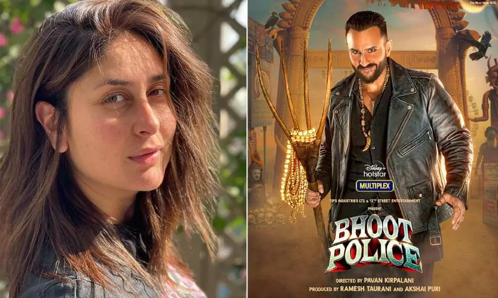 Kareena Kapoor unveils the first look of Saif Ali Khan’s character from his upcoming movie Bhoot Police