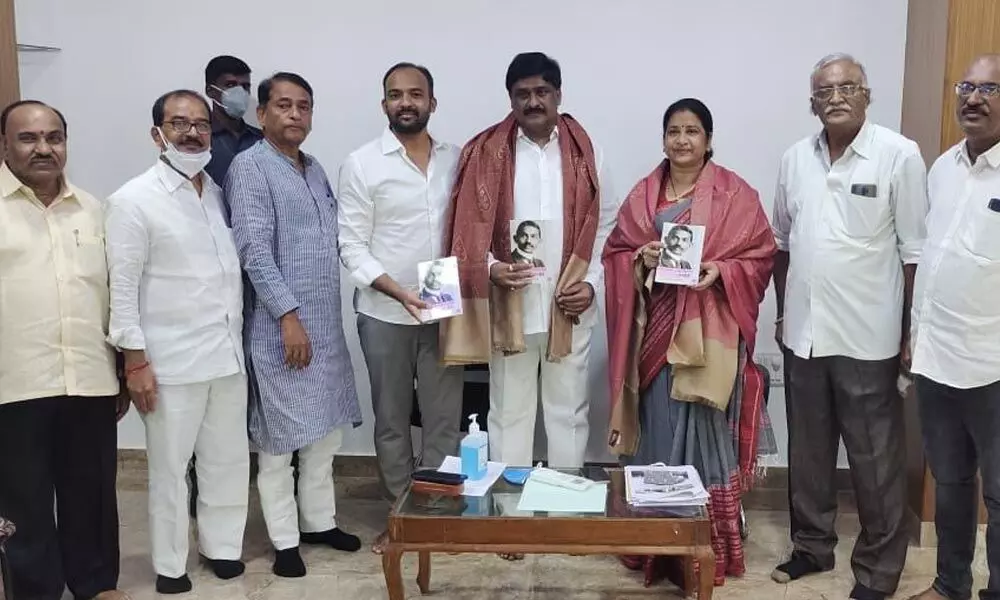 Hyderabad Deputy Mayor Mothe Srilatha Reddy felicitated