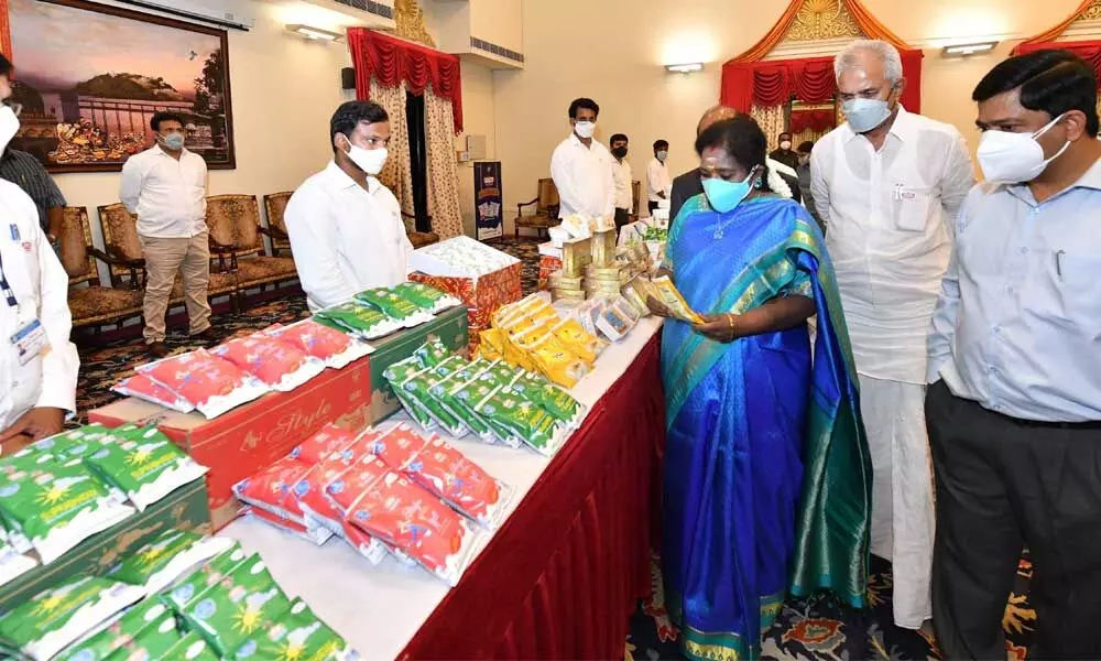 Telangana Governor Dr Tamilisai Soundararajan all praise for Vijaya Dairy
