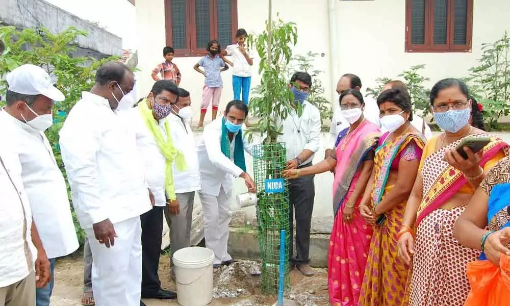 NUDA chairman C Prabhakar Reddy joins green drive