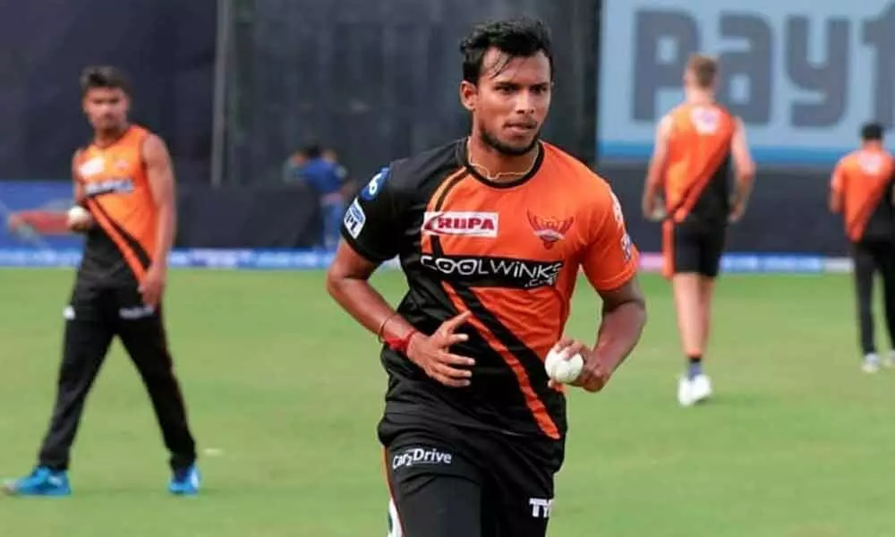T Natarajan is aiming to regain full fitness by IPL
