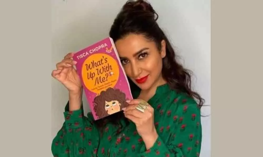 Tisca Chopra promotes her book ‘What’s Up With Me?’