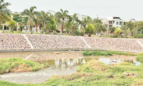 Malka Cheruvu Lake makeover project runs into rough weather