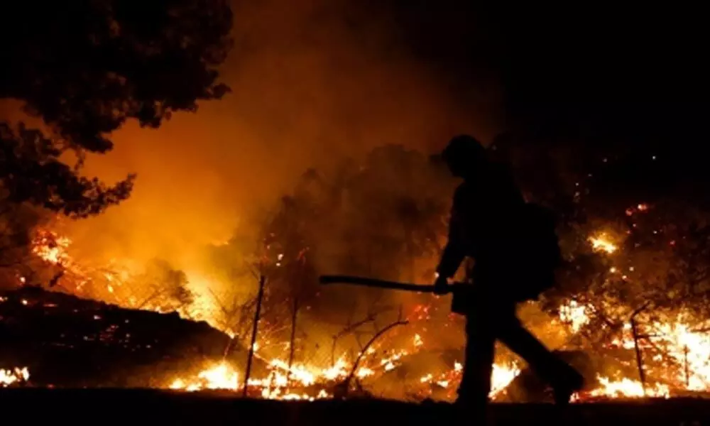 Massive California wildfire