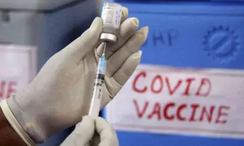 Vaccination drive held for staff of Chilkur Balaji temple