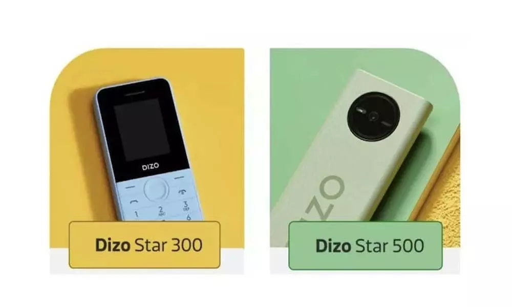 DIZO Star 300, Star 500 feature phones now in India