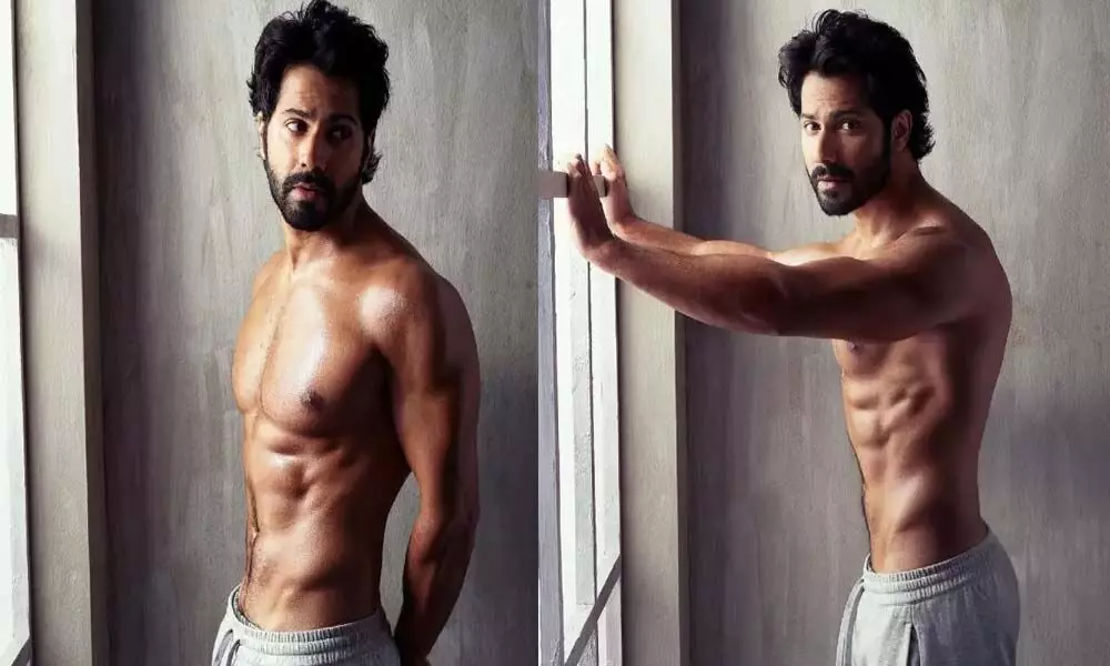 Varun Dhawan Flaunts his Six-Pack Body