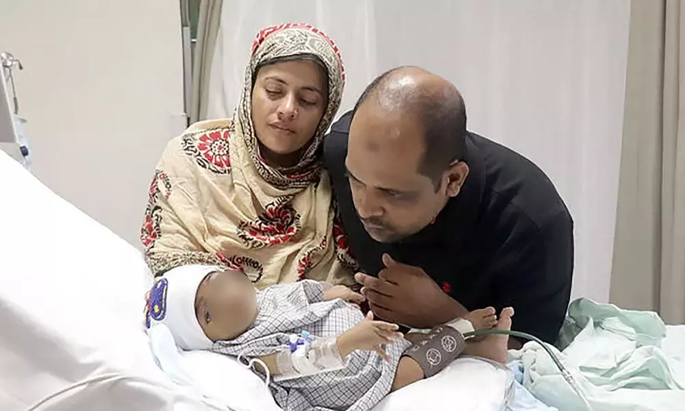 Seven-month-old baby gets new lease of life at Aster CMI