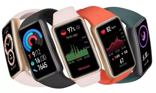 Huawei Launches Band 6 with 96 Sports Modes