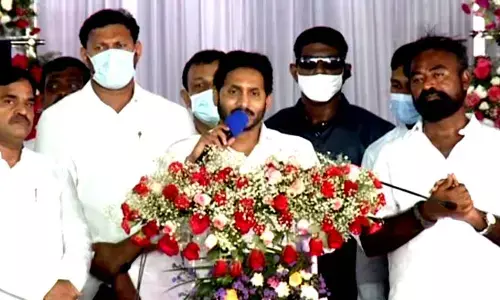 YS Jagan Mohan Reddy launches development works in Kadapa