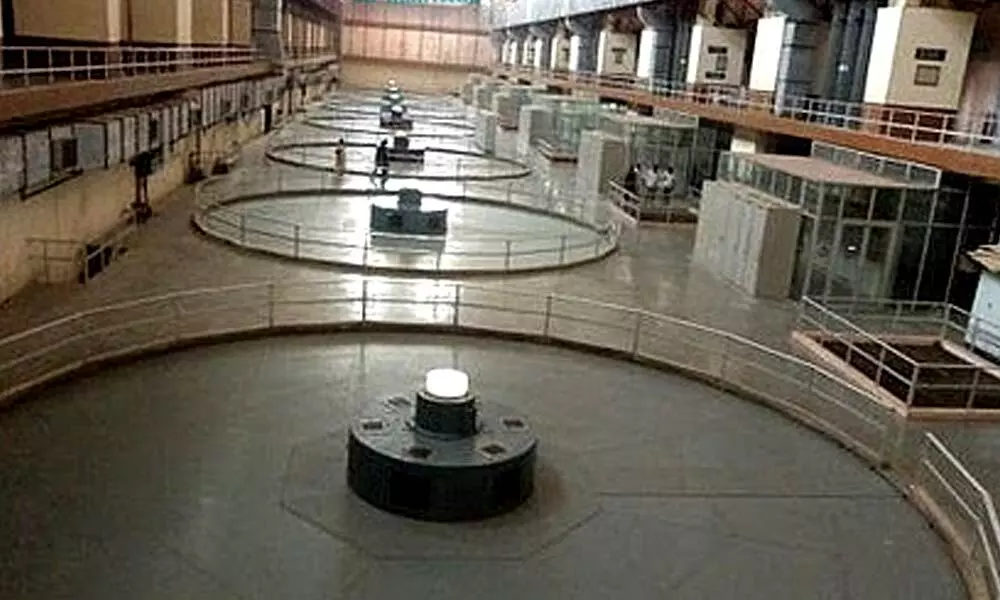 Nagarjuna Sagar hydro electric power house stopped