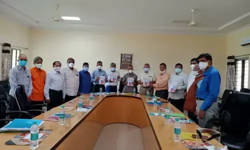 Prof BN Singh and others at the book release function