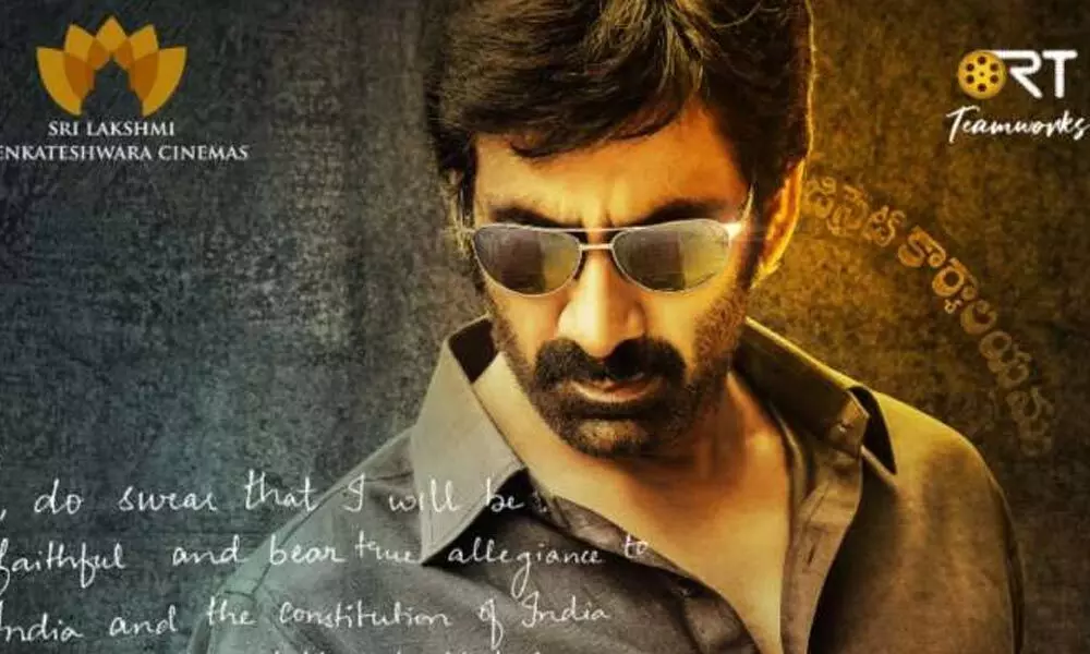 Ravi Teja unveils his first look in ‘Ramarao On Duty’