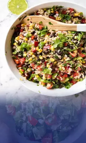 Mediterranean Brown Rice Salad: Filing, Gluten-free Dish