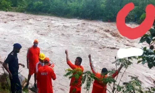 Heavy rain in Himachal Pradesh led to flashfloods in Kangra district (Photo/IANS)