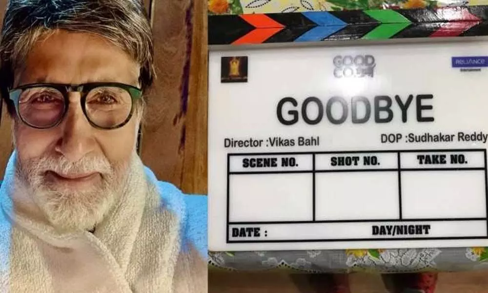 Amitabh Bachchan in his upcoming movie Goodbye