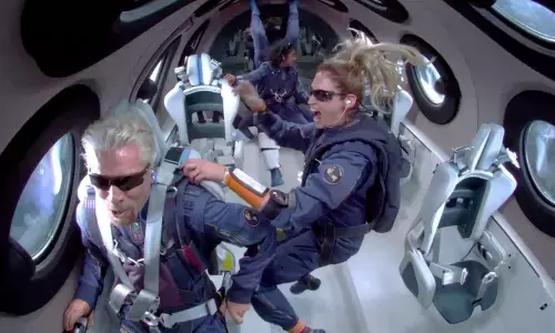 NASA Chief Calls Richard Bransons Space Flight a Great Milestone