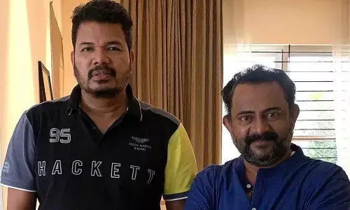 Director Shankar and Sai Madhav Burra