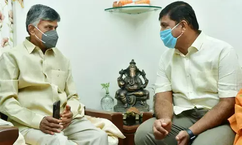 Chandrababu Naidu and Dhulipalla Narendra