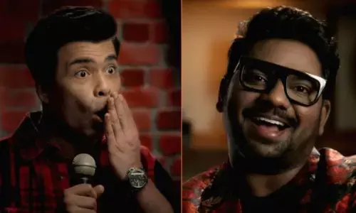 Karan Johar and Zakir Khan