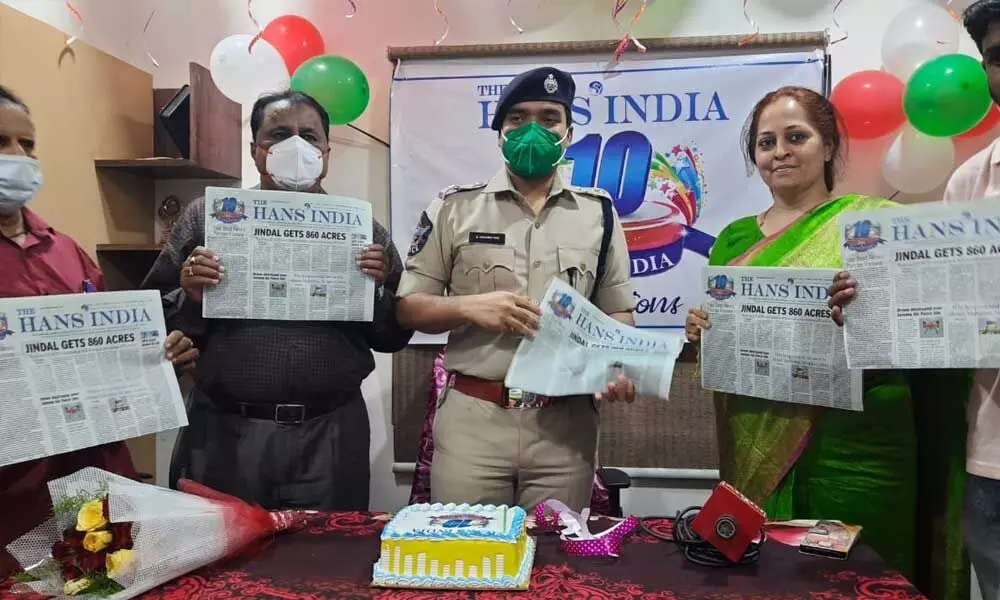 Superintendent of Police takes part in The Hans Indias 10th anniversary celebrations