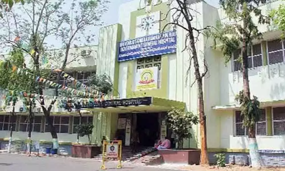 Casualty block at the Ruia Hospital