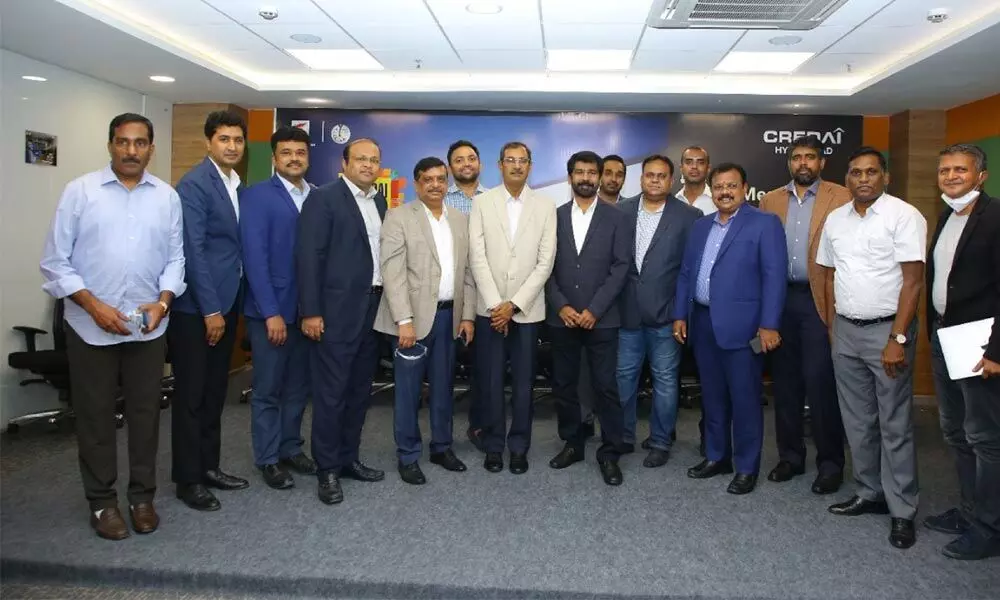 Credai Hyderabad gets new office-bearers