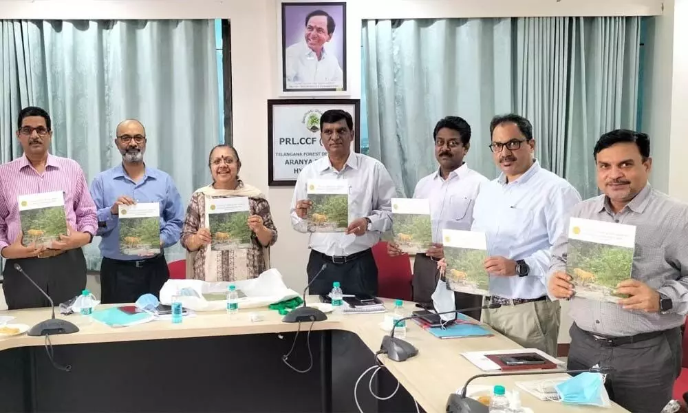 PCCF R Sobha releases annual wildlife census report of Amrabad Tiger Reserve