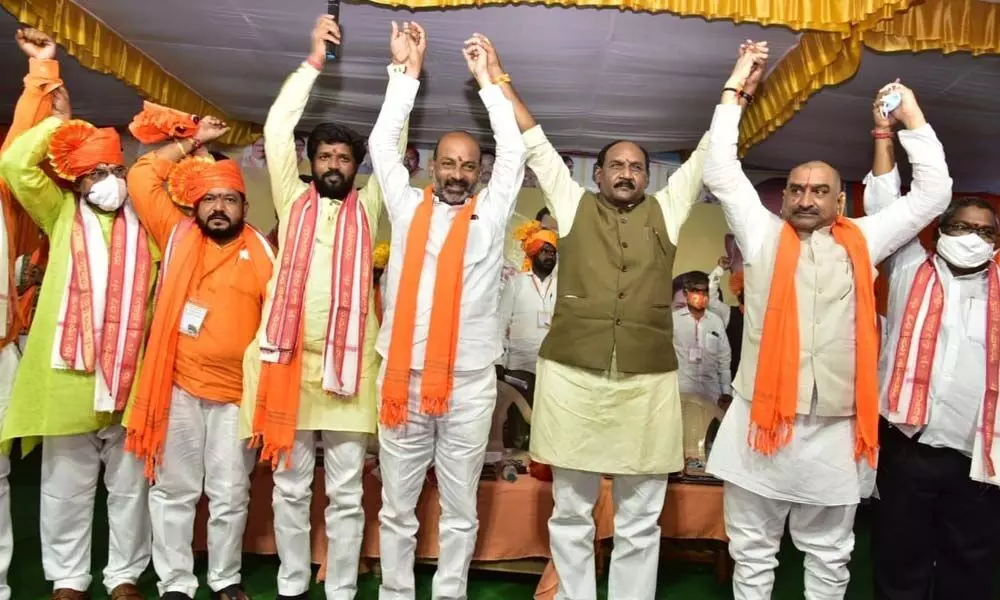 Unite to fight against TRS’ corrupt rule: TS BJP chief Bandi Sanjay Kumar to Dalits
