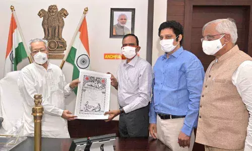 Governor presents IRCS President Gold Medal to YD Ramarao