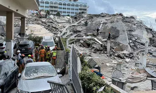 Rescuers wont stop searching at the site of the condo collapse disaster in Surfside Rescuers wont stop searching at the site of the condo collapse disaster in Surfside