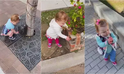 A Trending And Adorable Video Of A Cute Baby Misinterpreting Lamp As Sanitizer