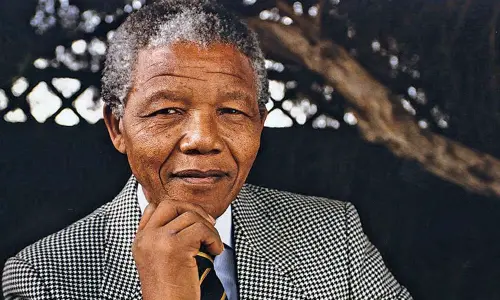 Nelson Mandela Former President of South Africa