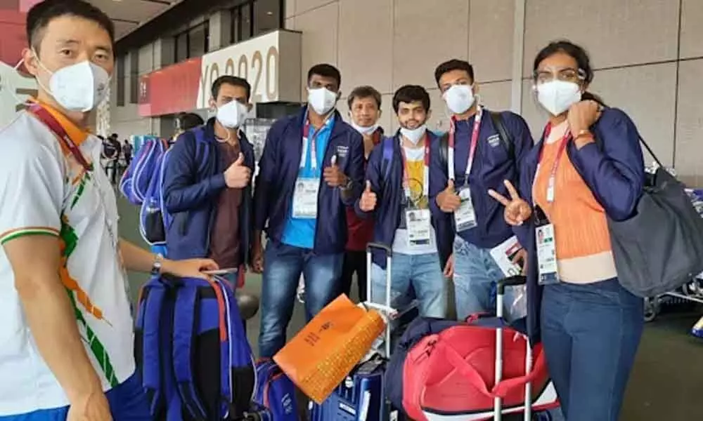 PV Sindhu, Mary Kom reach Japan with India’s first batch