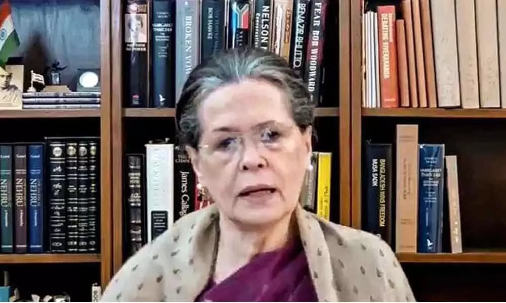 Congress party chief Sonia Gandhi