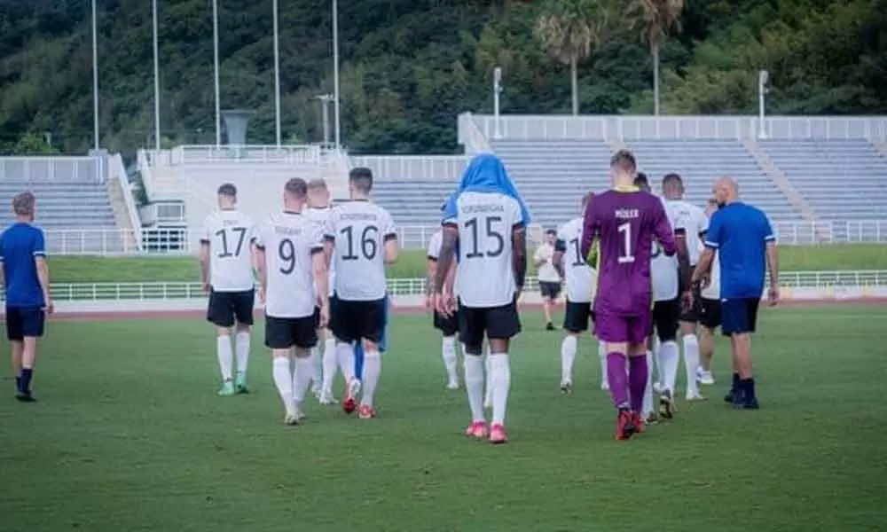 German football team leaves ground over racial abuses